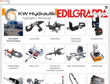 Tablet Screenshot of edilgrappa-hydraulik.de